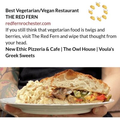 THANK YOU for voting us BEST VEGAN!!